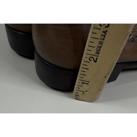 Giorgio Brutini Men Sz 10.5 Tan Brown Neutral Leather Slip On Loafer GUC main image 4